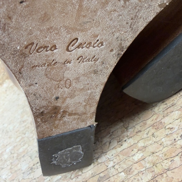 Ann Demeulemeester Brown Leather Multi-Buckle Wedge Sandals Gladiator Shoes 40 - Picture 12 of 14